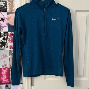 Nike Blue Quarter-Zip Pullover